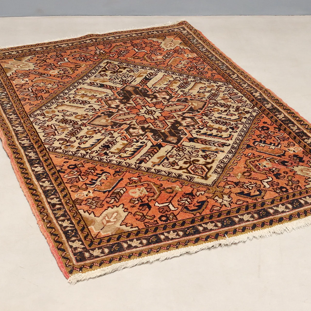 Heriz rug in cotton and wool, 20th century 1