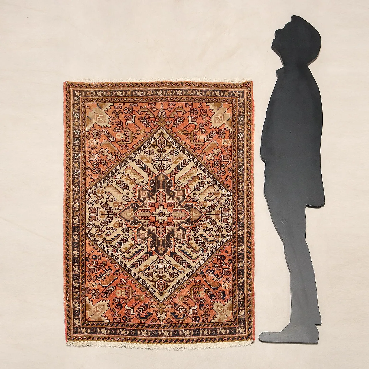 Heriz rug in cotton and wool, 20th century 2