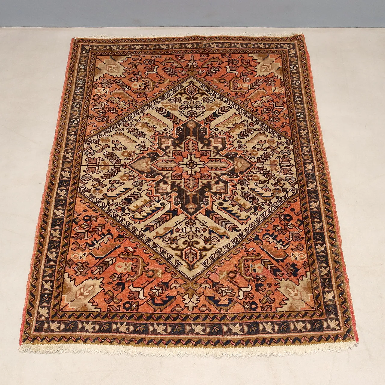 Heriz rug in cotton and wool, 20th century 3