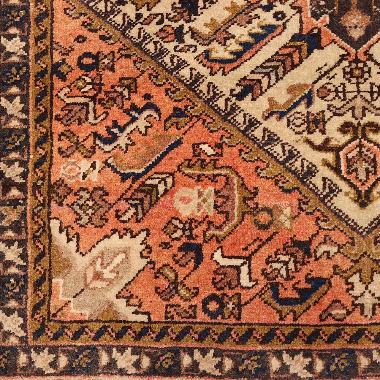 Heriz rug in cotton and wool, 20th century 5