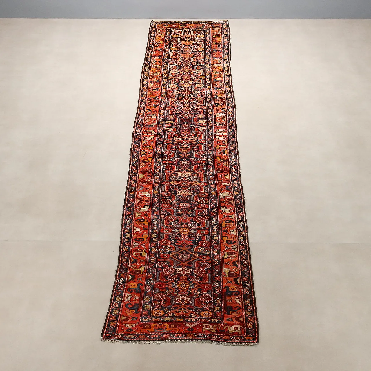 Malayer rug in cotton and wool, 20th century 3