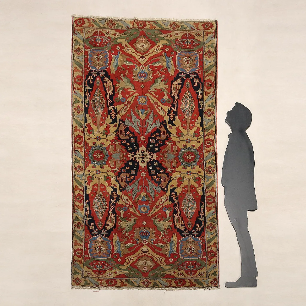 Herat rug in wool, 20th century 2