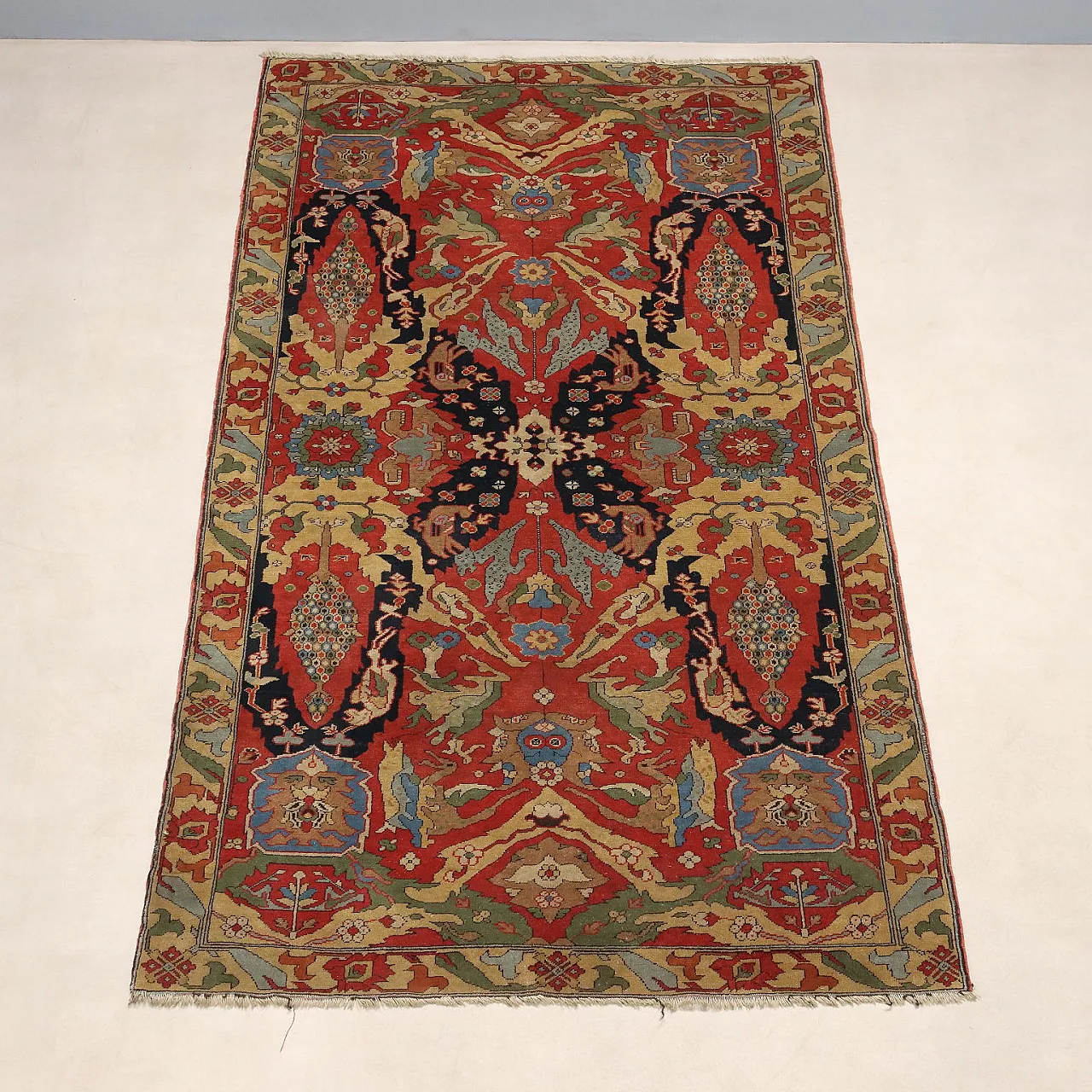 Herat rug in wool, 20th century 3