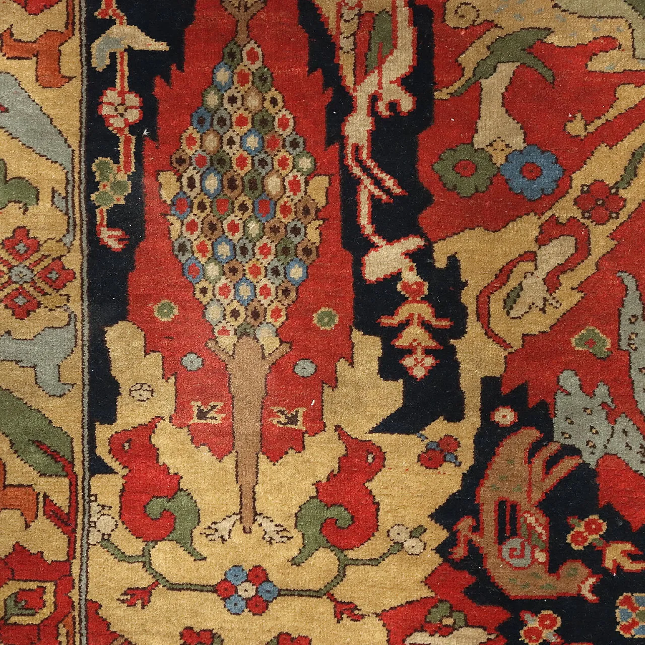 Herat rug in wool, 20th century 5