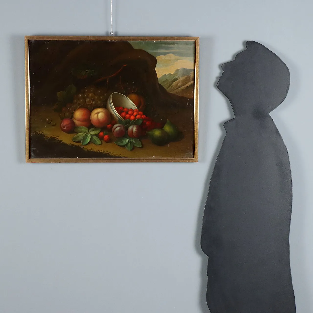 Still Life Painting with Fruit, oil on canvas, 19th century 2
