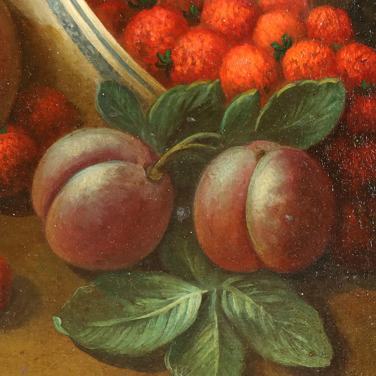 Still Life Painting with Fruit, oil on canvas, 19th century 5