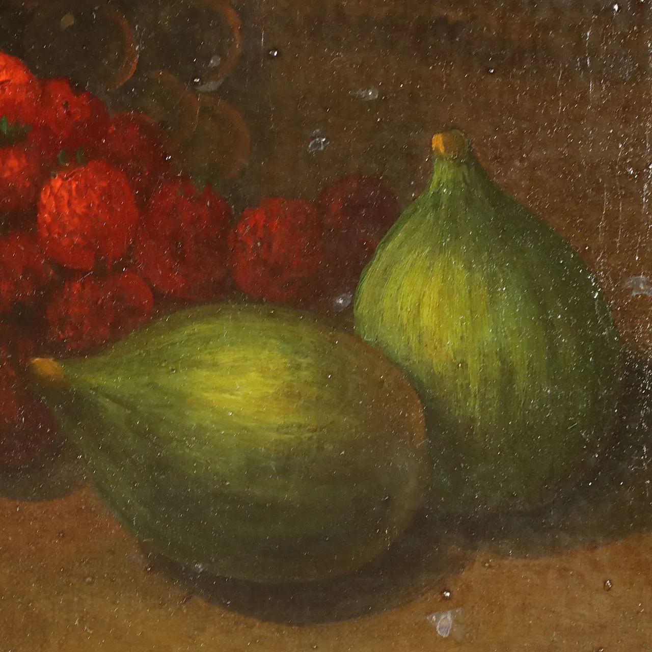 Still Life Painting with Fruit, oil on canvas, 19th century 6