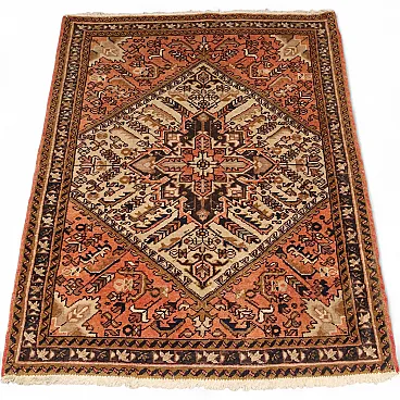 Heriz rug in cotton and wool, 20th century