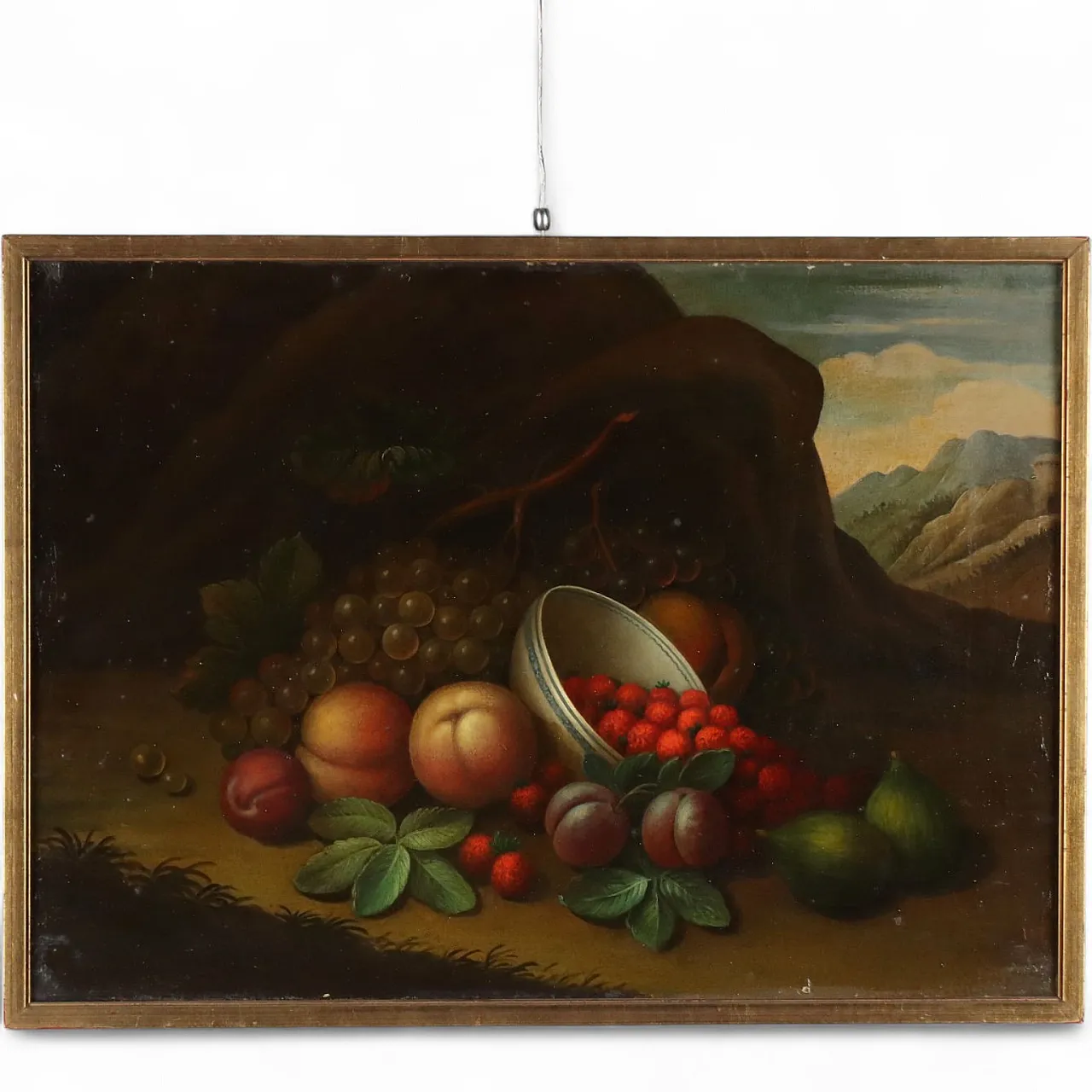 Still Life Painting with Fruit, oil on canvas, 19th century 10