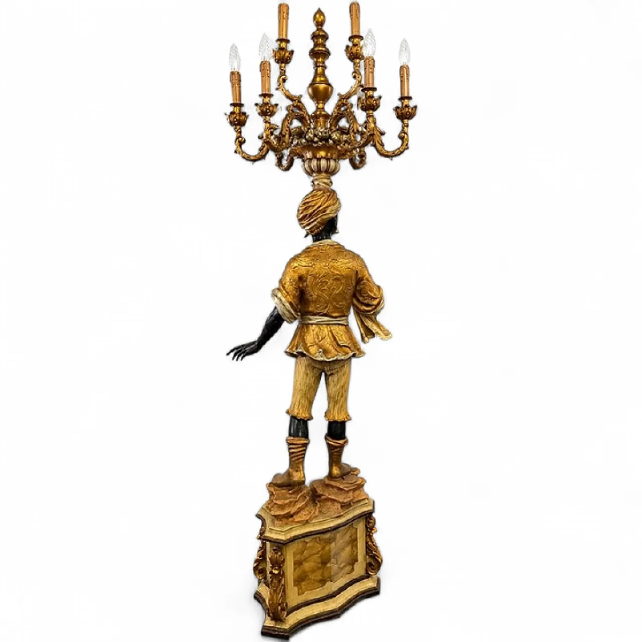 6-Light floor lamp from Moretto Veneziano, 1980s 6