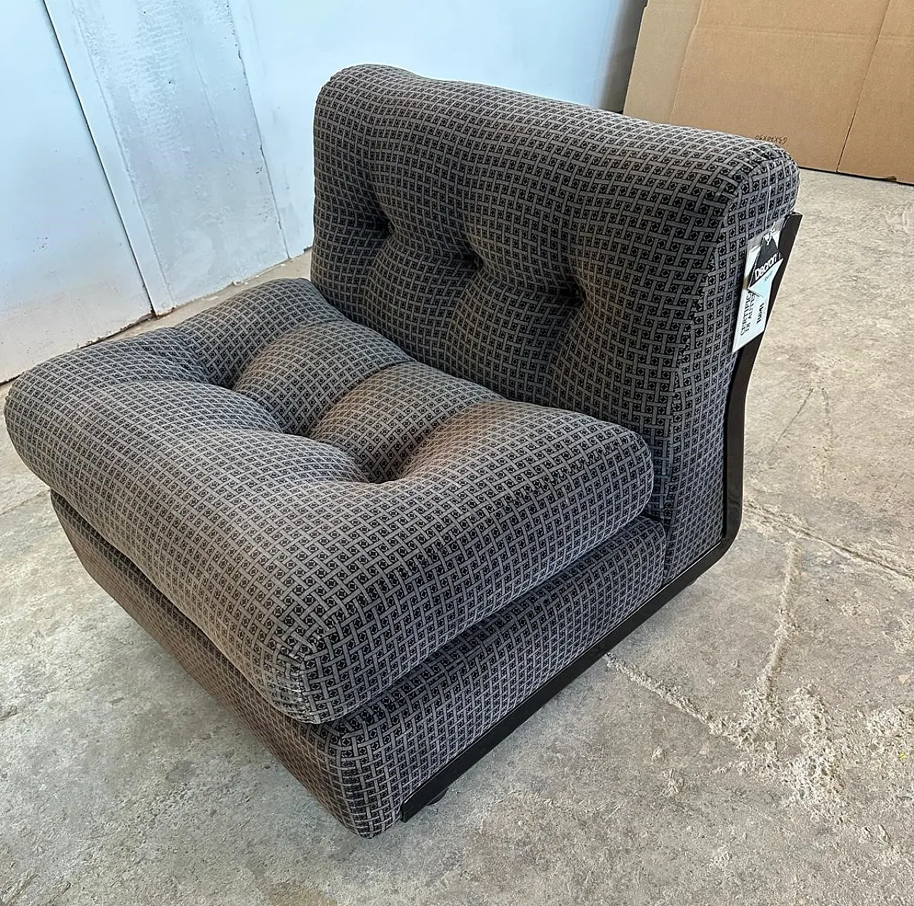 Set con poltrone Amanta di Mario Bellini per B&B Italia, anni '70 4