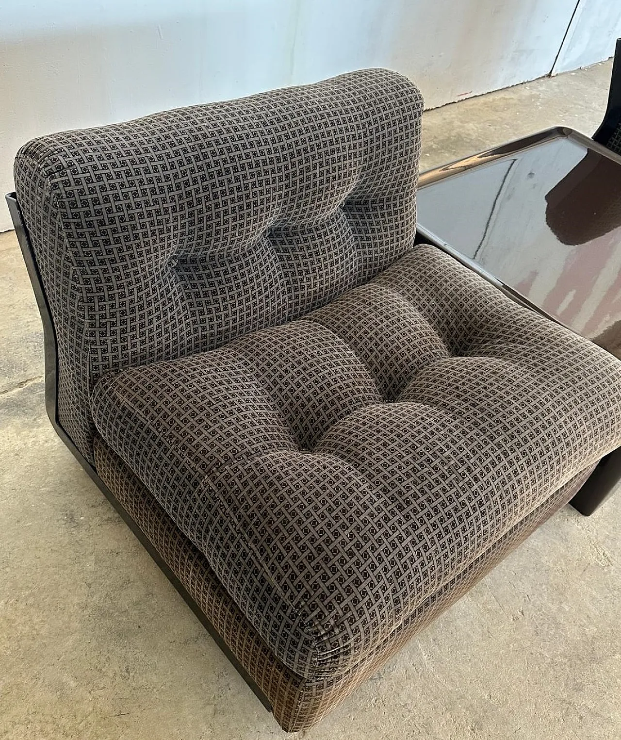 Set con poltrone Amanta di Mario Bellini per B&B Italia, anni '70 10