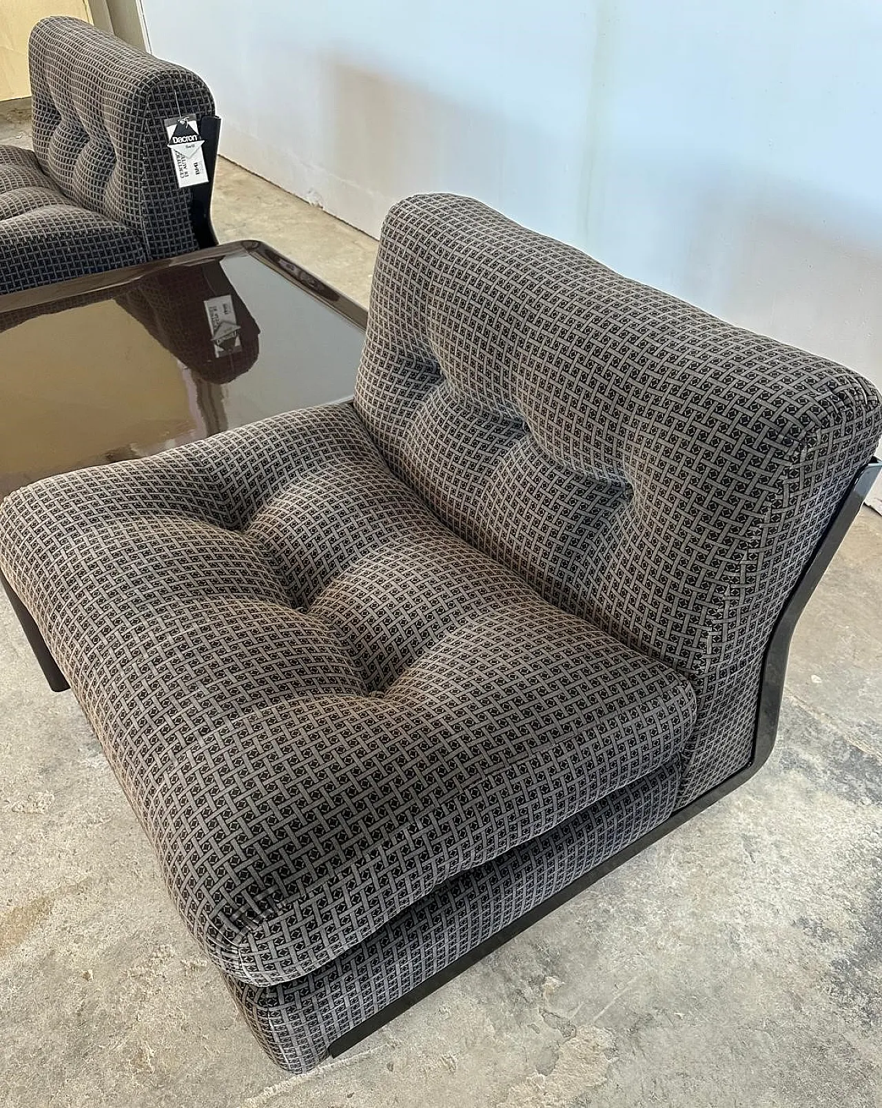 Set con poltrone Amanta di Mario Bellini per B&B Italia, anni '70 16