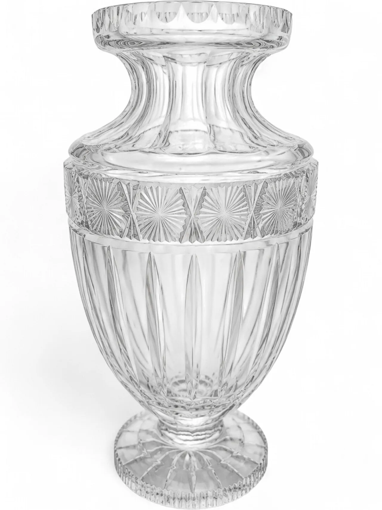 Vaso in cristallo a piombo di Bohemia, primo '900 5