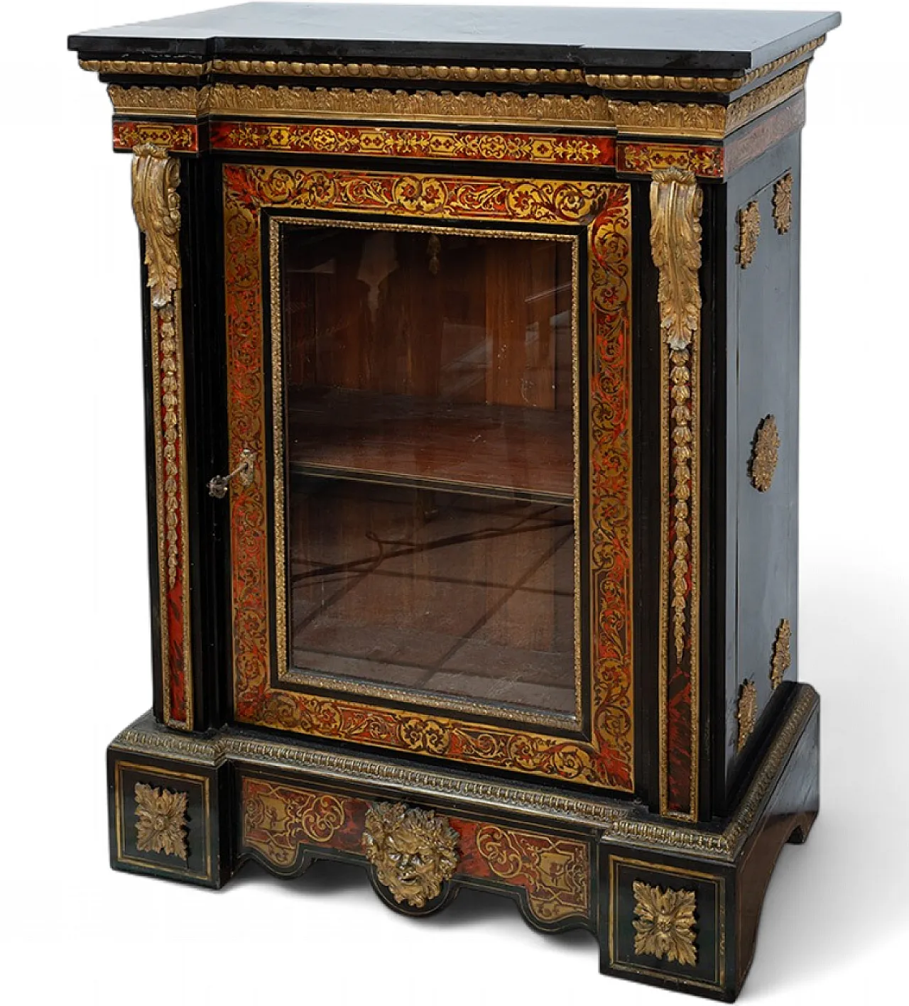 Boulle display case, 19th century 8