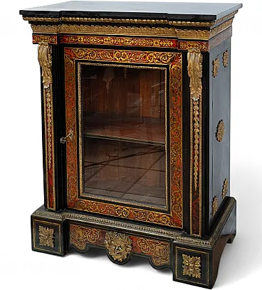 Boulle display case, 19th century