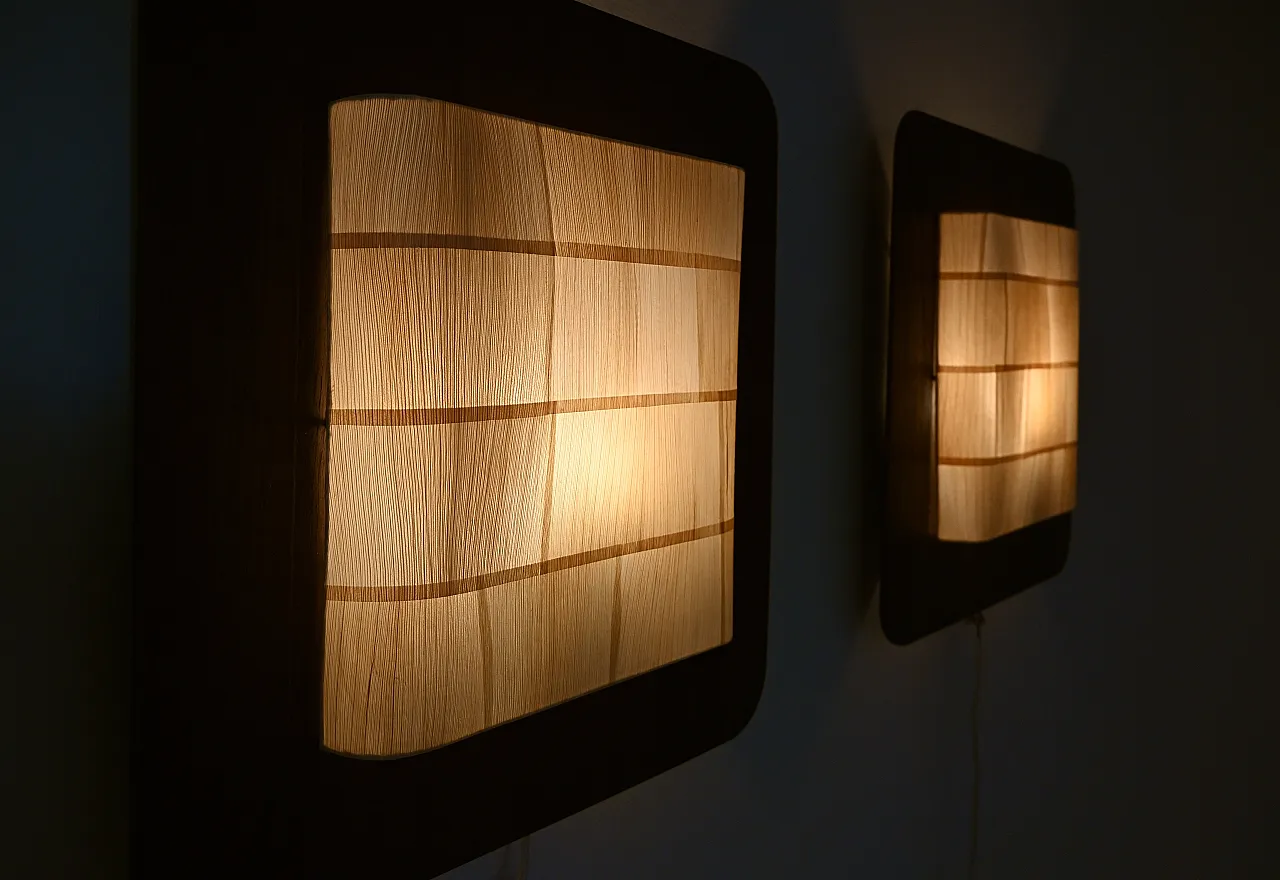 Lampade da parete italiane, anni '60, set di 2 7