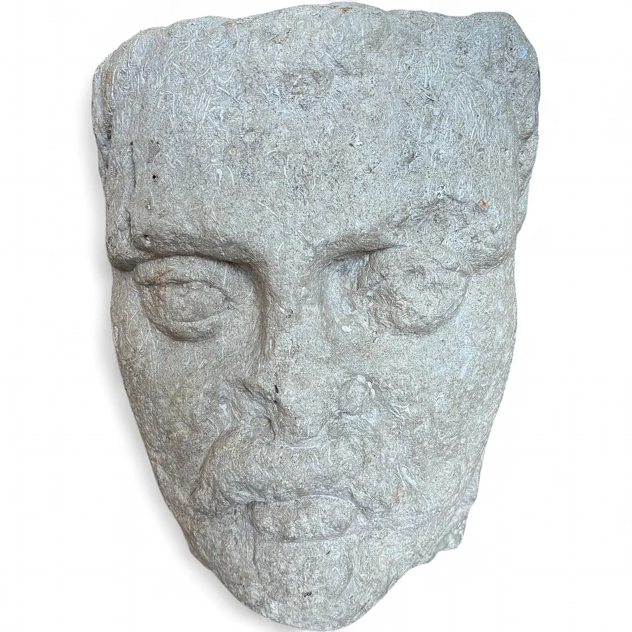 Stone head sculpture in Sicily, 17th century 30