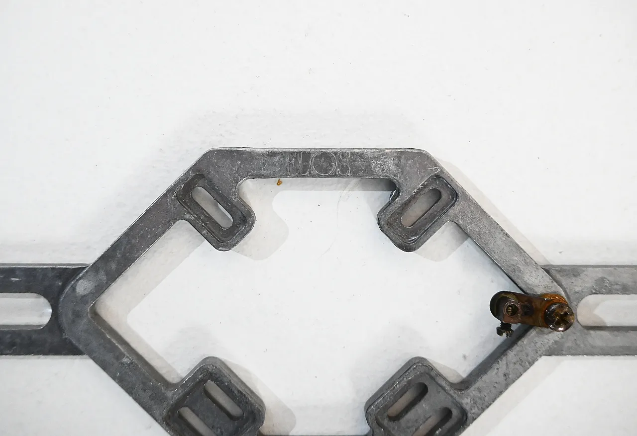 Applique Foglio bianca di Tobia e Afra Scarpa per Flos, anni '60 8