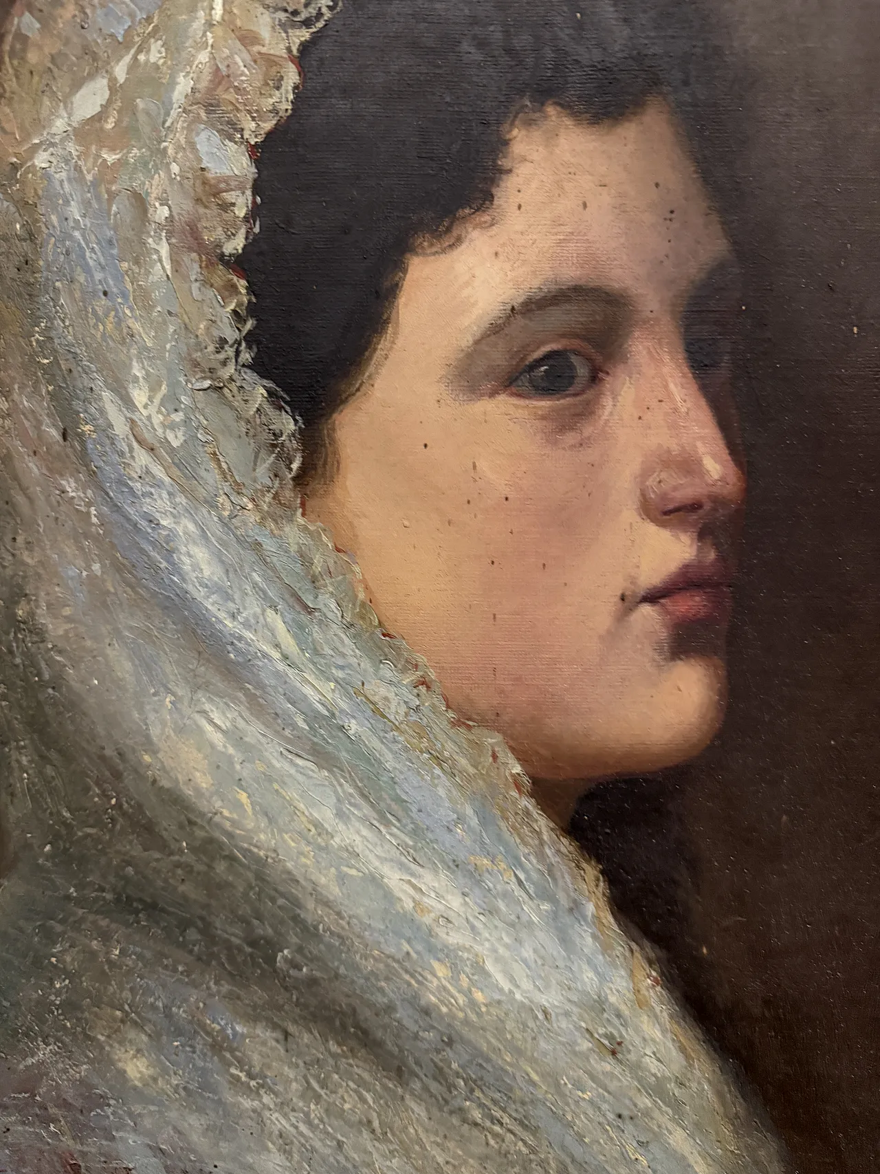 Ritratto di donna, olio su tela, '800 3