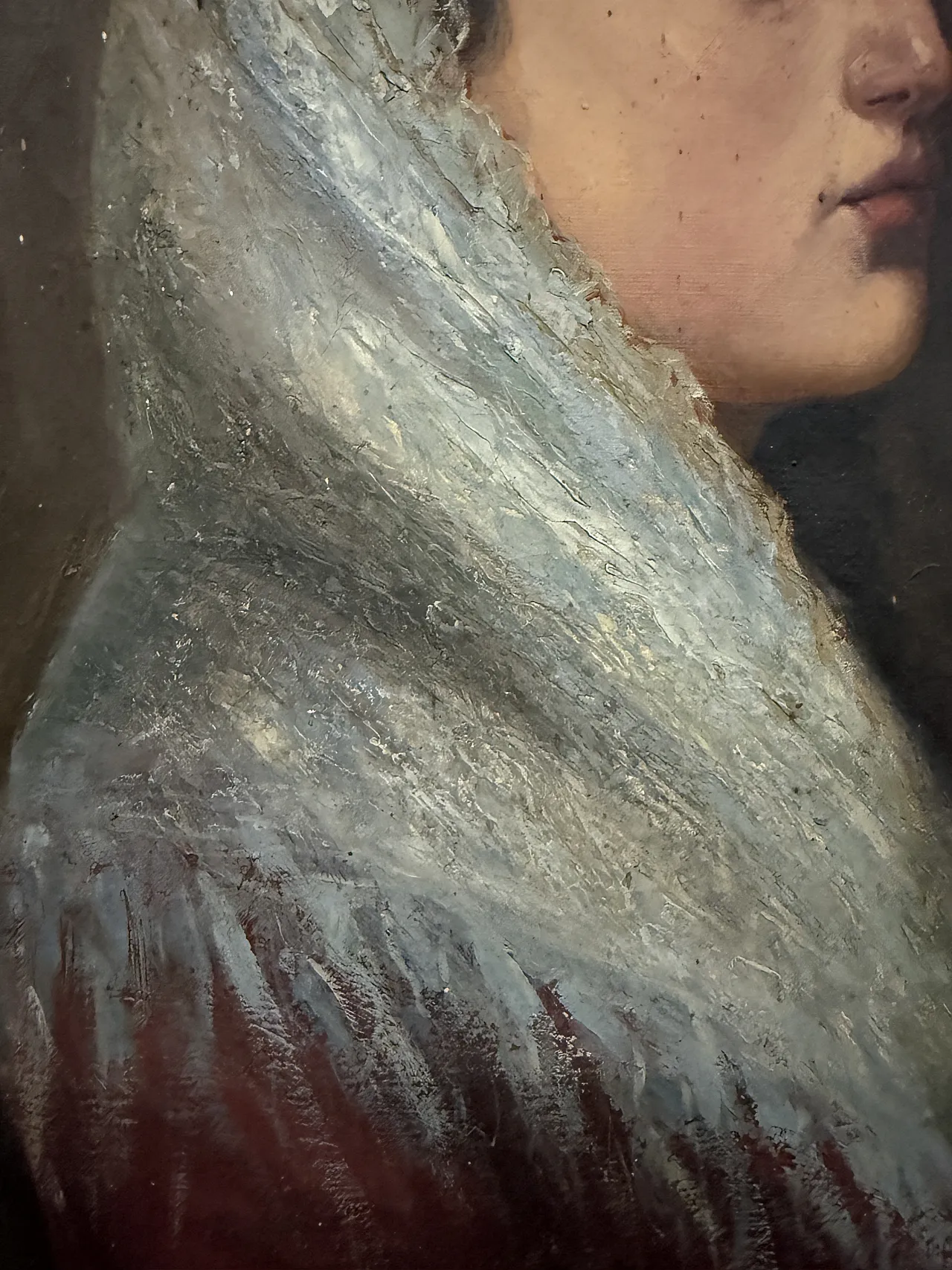 Ritratto di donna, olio su tela, '800 5