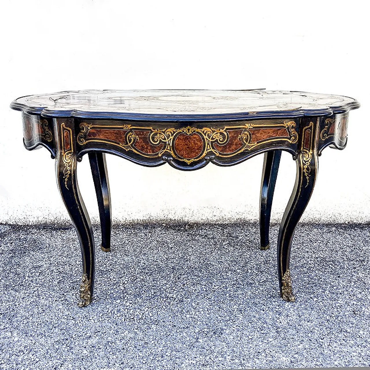 Napoleon III Boulle desk, early 19th century 4