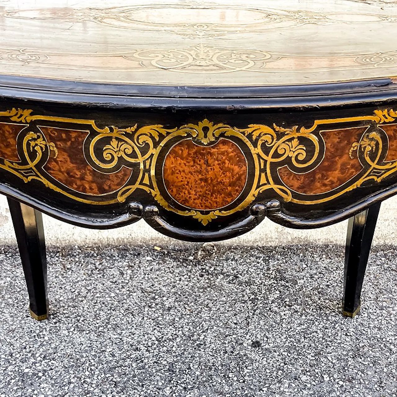 Napoleon III Boulle desk, early 19th century 5
