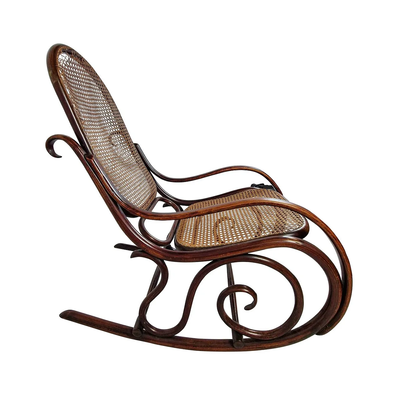 Art Nouveau rocking chair by Michael Thonet for Thonet Brothers, Austria, 1904 2