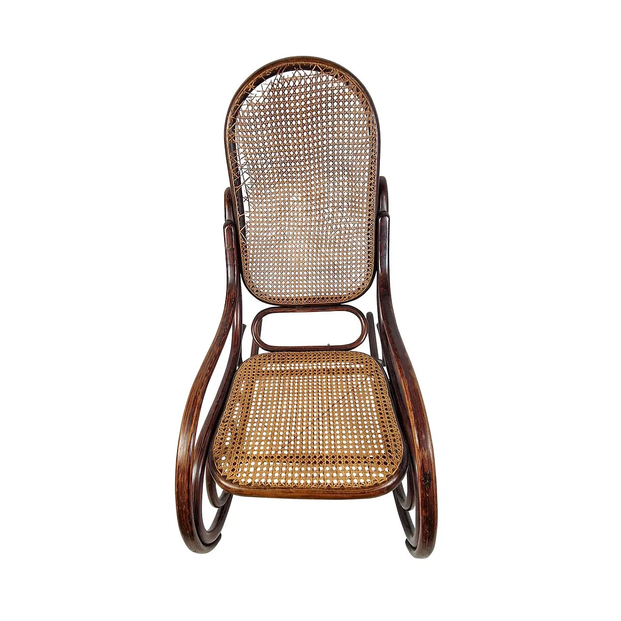 Art Nouveau rocking chair by Michael Thonet for Thonet Brothers, Austria, 1904 4