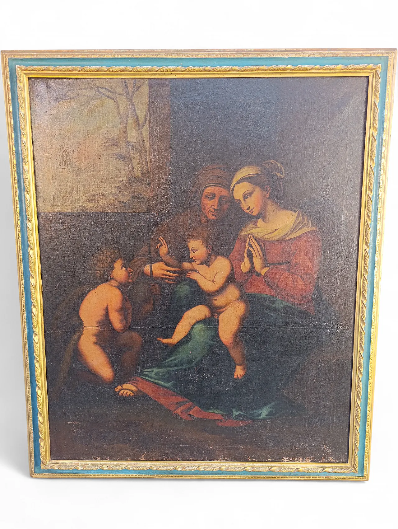Madonna del divino amore, dipinto ad olio in prima tela, '700 5