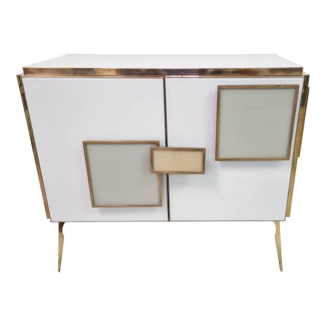 Sideboard with two glass doors, 1990s 1