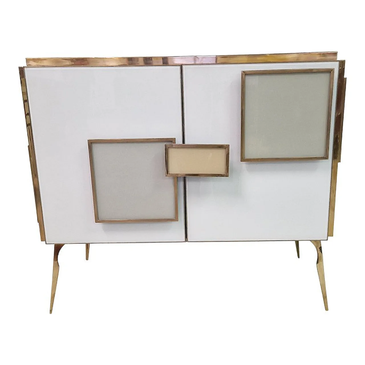 Sideboard with two glass doors, 1990s 2