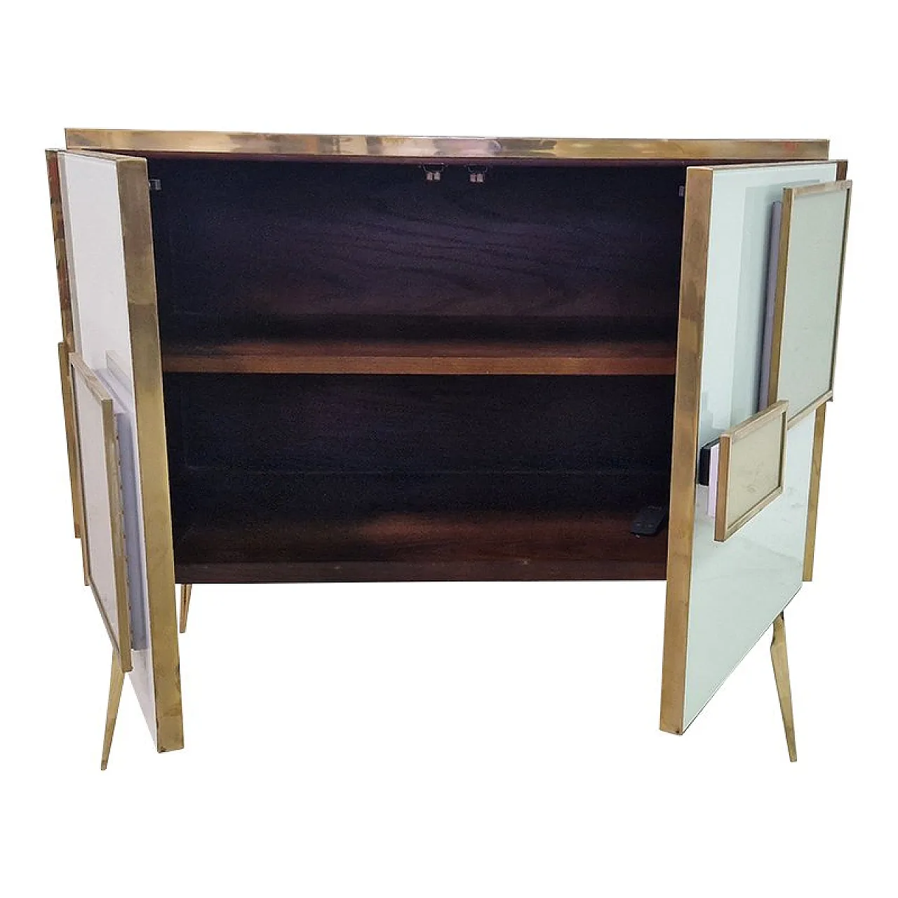 Sideboard with two glass doors, 1990s 3