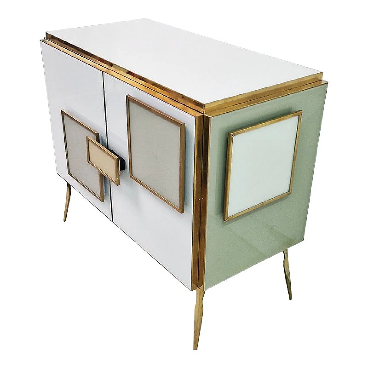 Sideboard with two glass doors, 1990s 5