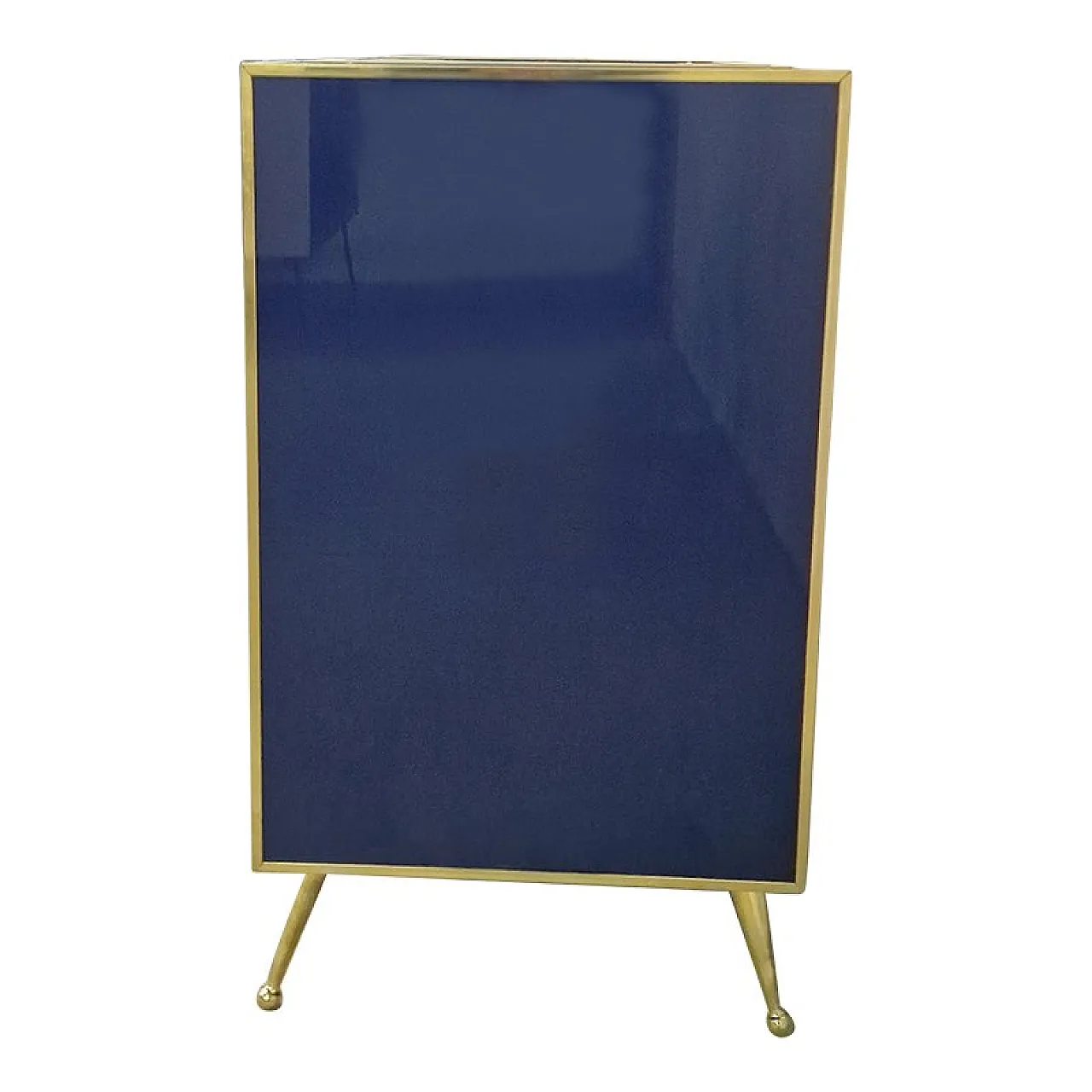 Chest of drawers with 4 glass drawers, 1990s 5