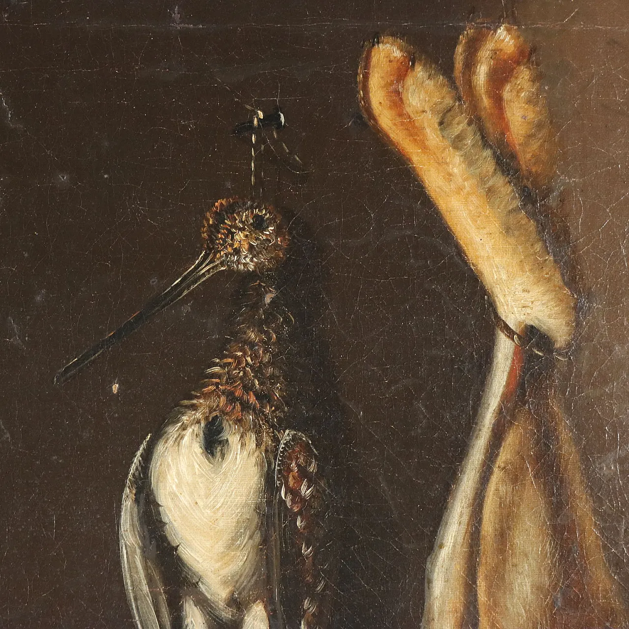 Game painting, oil on canvas, 19th century 7