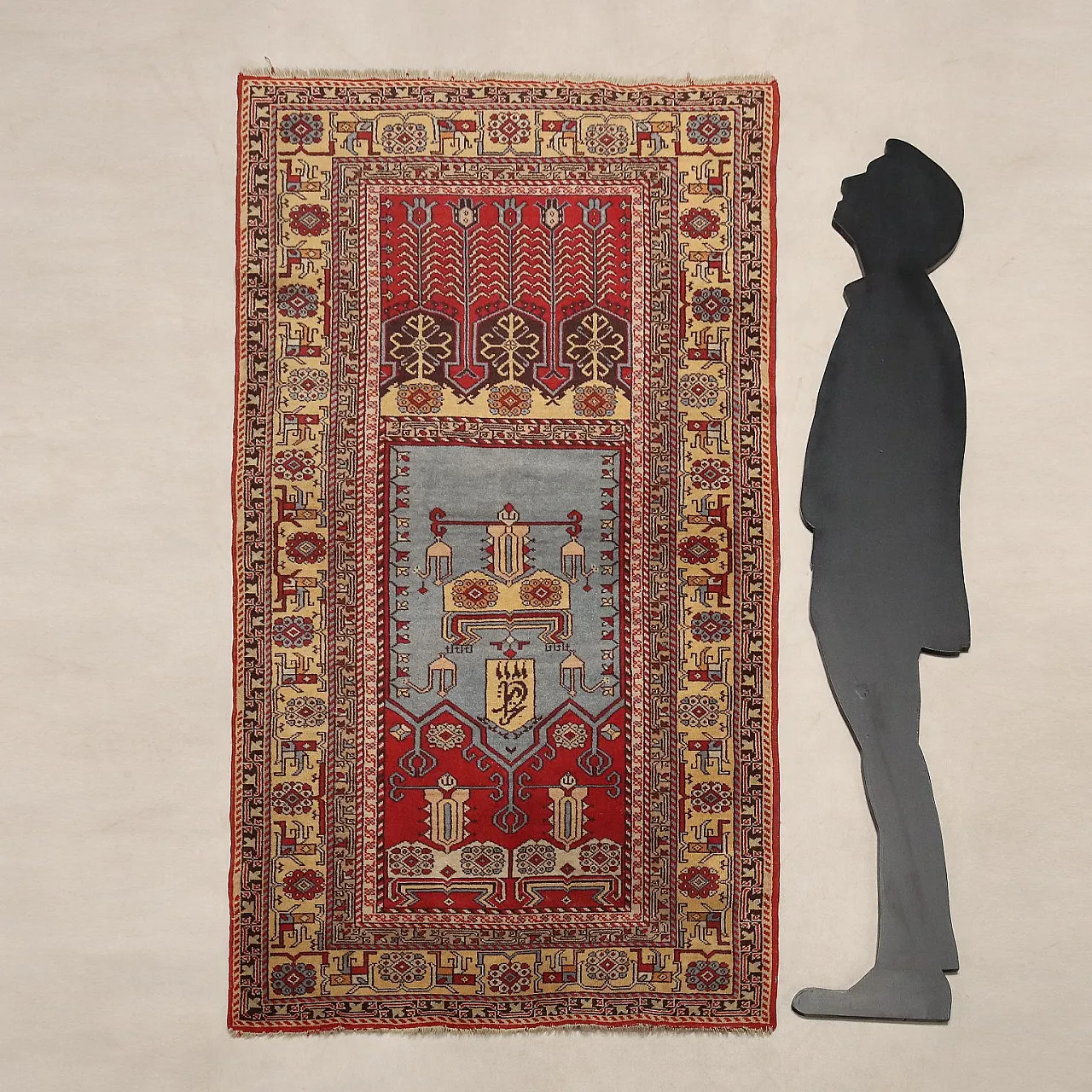 Shirwan rug in cotton and wool, 20th century 2