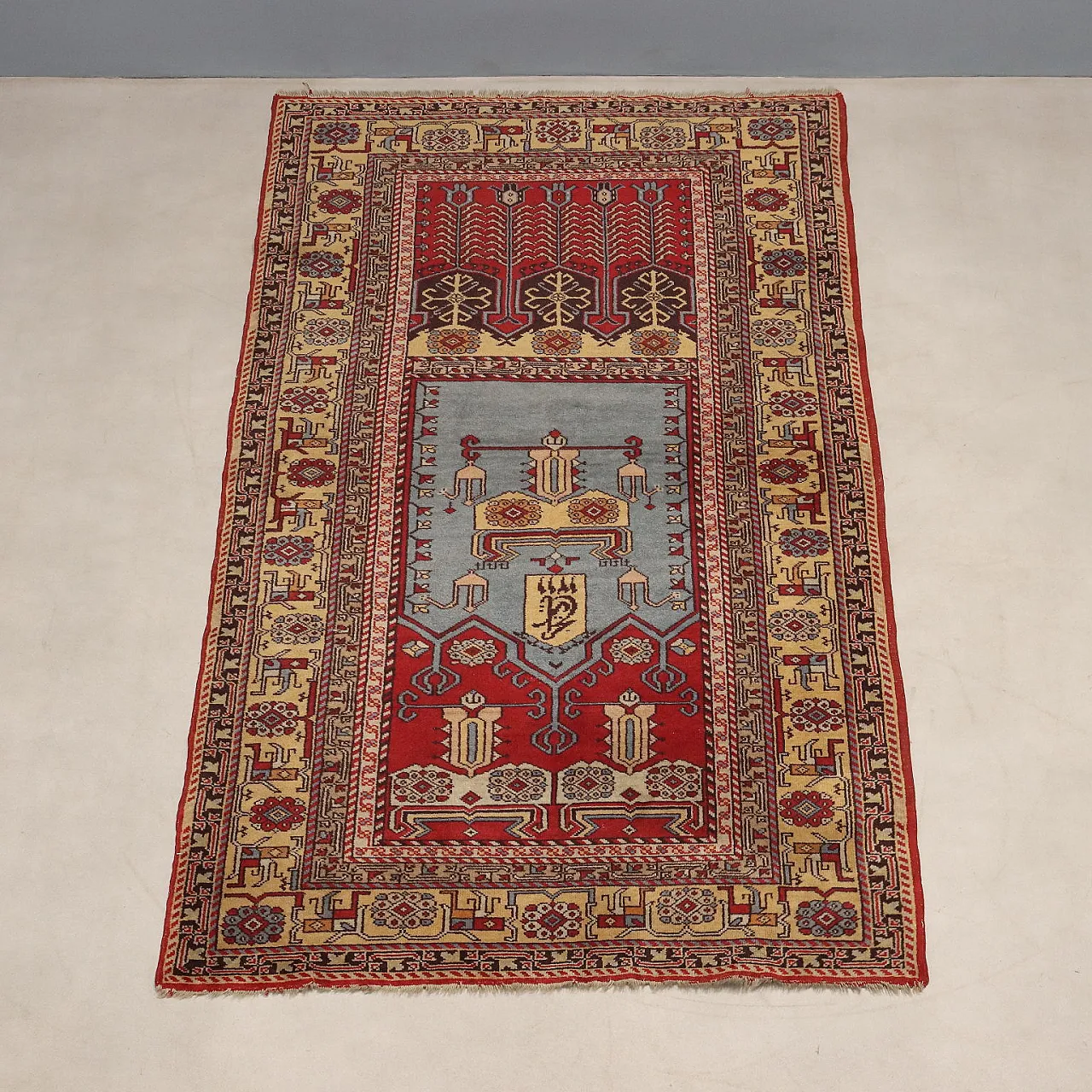 Shirwan rug in cotton and wool, 20th century 3