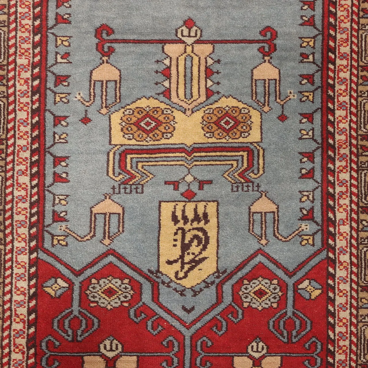 Shirwan rug in cotton and wool, 20th century 4