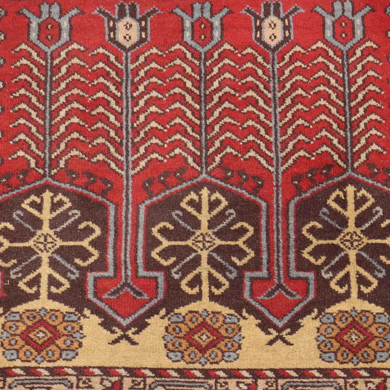 Shirwan rug in cotton and wool, 20th century 5