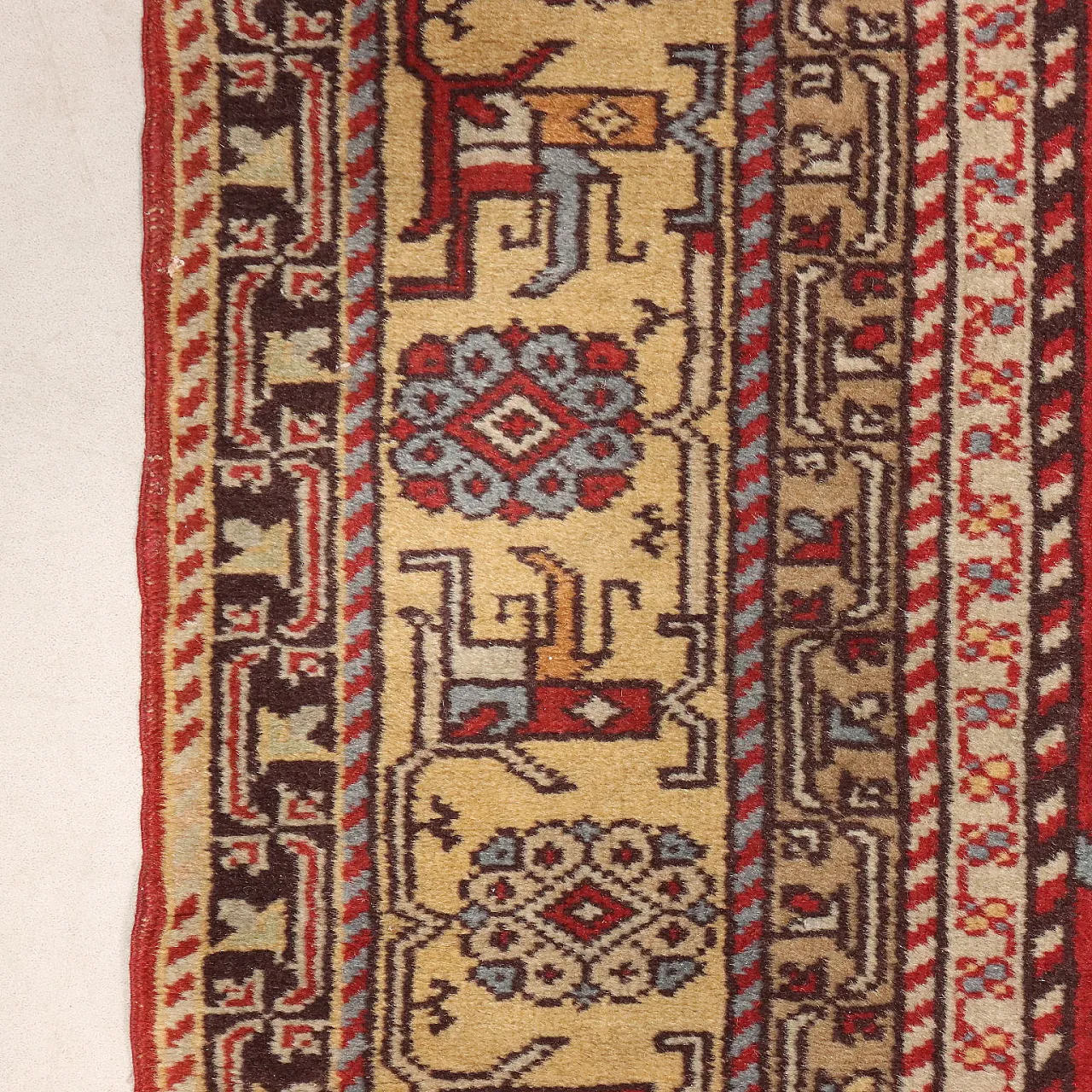 Shirwan rug in cotton and wool, 20th century 7