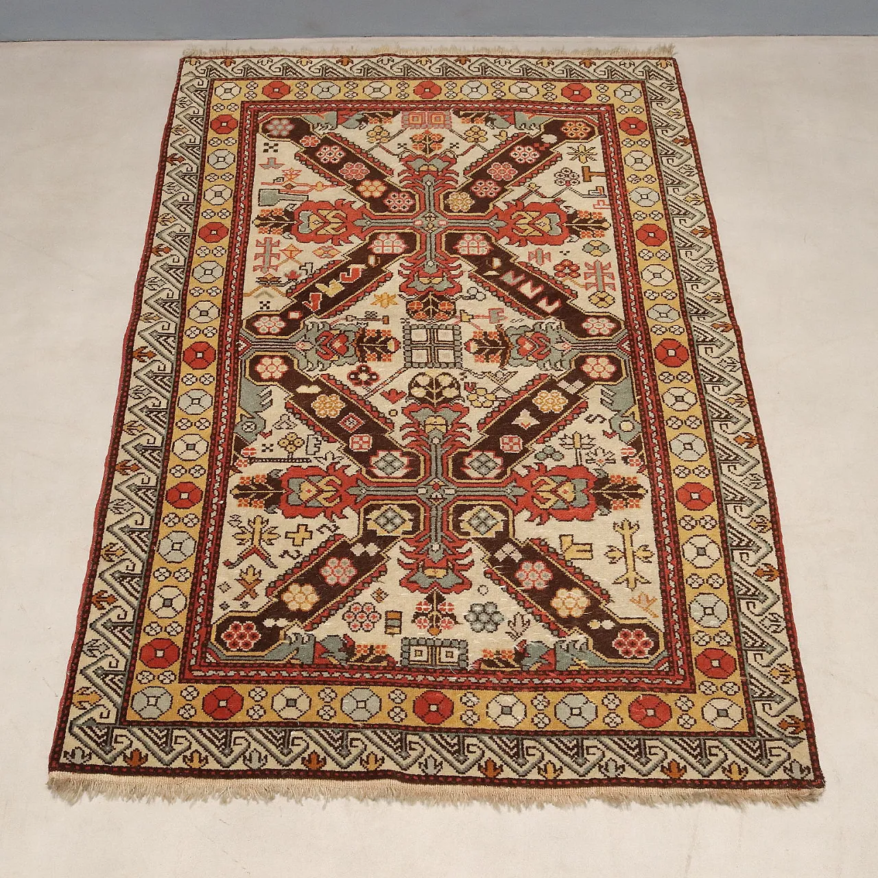Shirvan rug in wool, 20th century 3