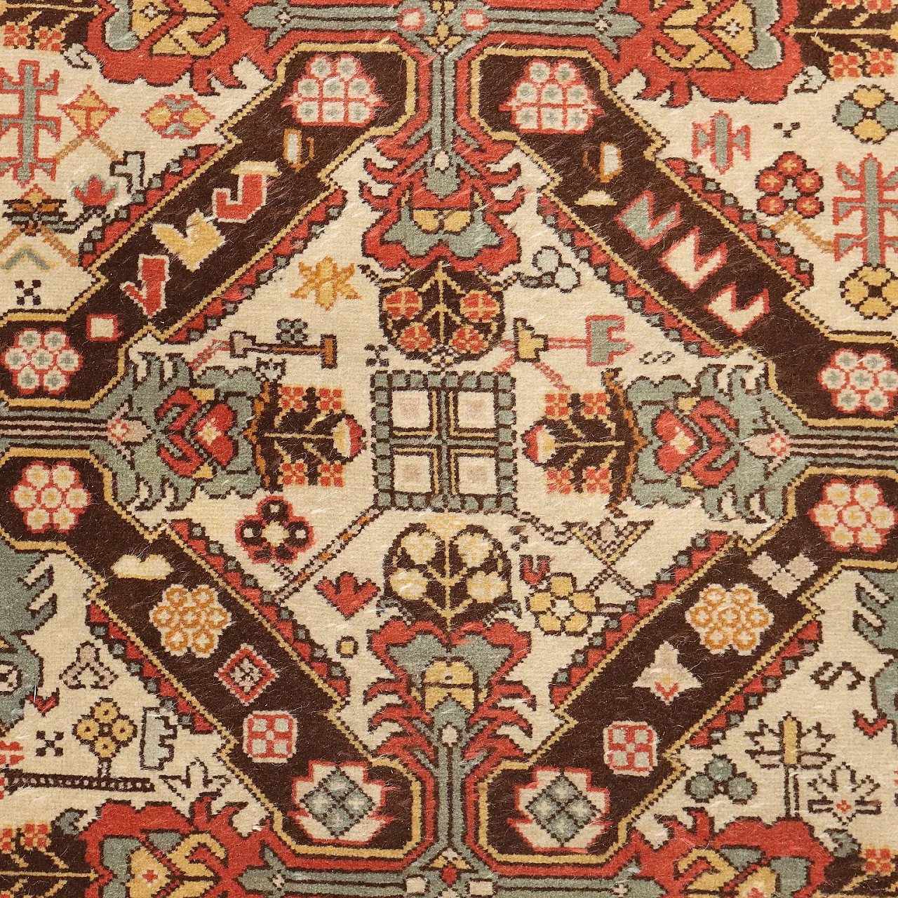 Shirvan rug in wool, 20th century 4