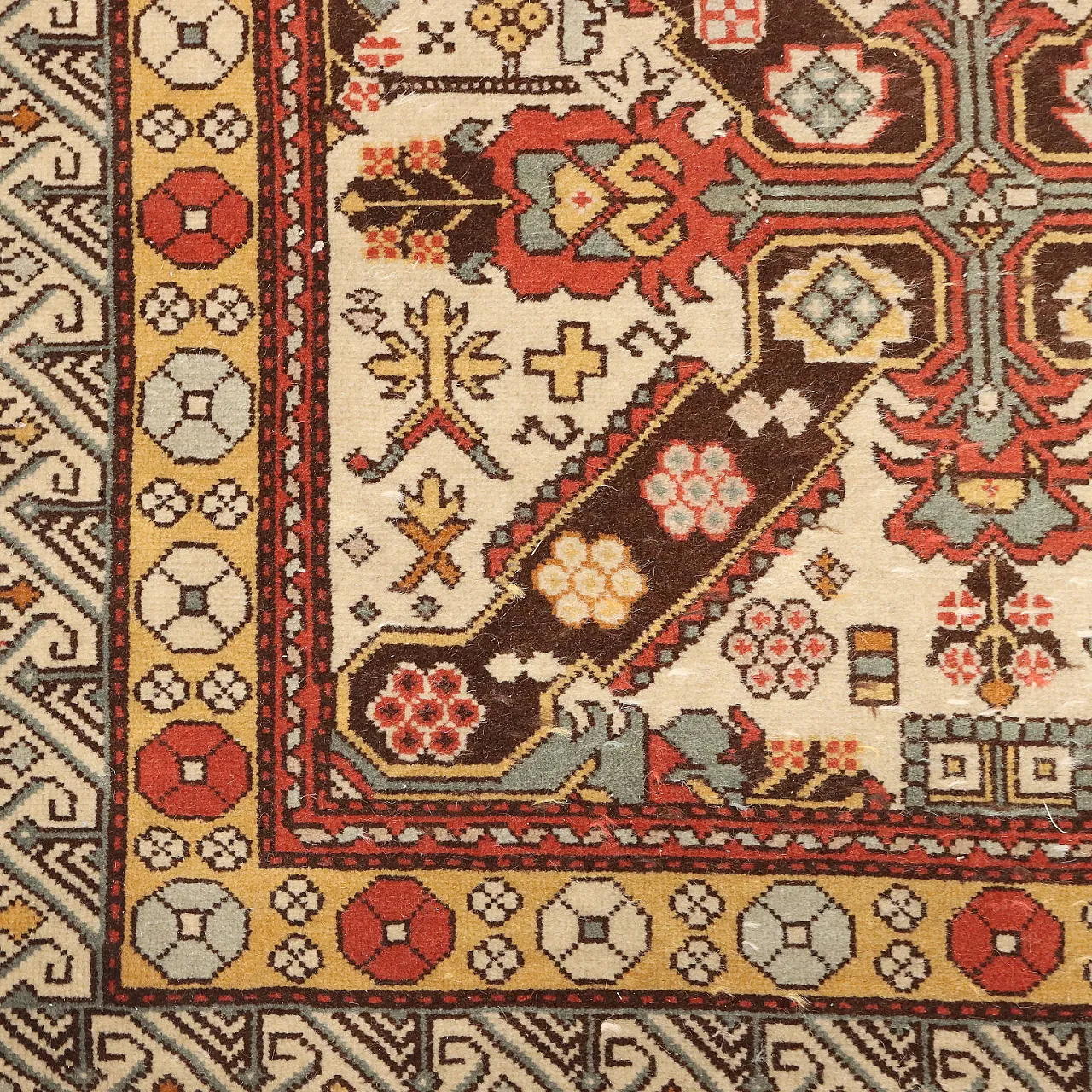 Shirvan rug in wool, 20th century 5