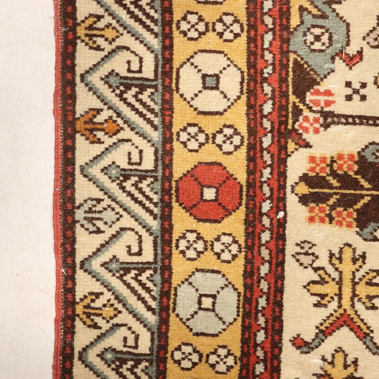 Shirvan rug in wool, 20th century 6