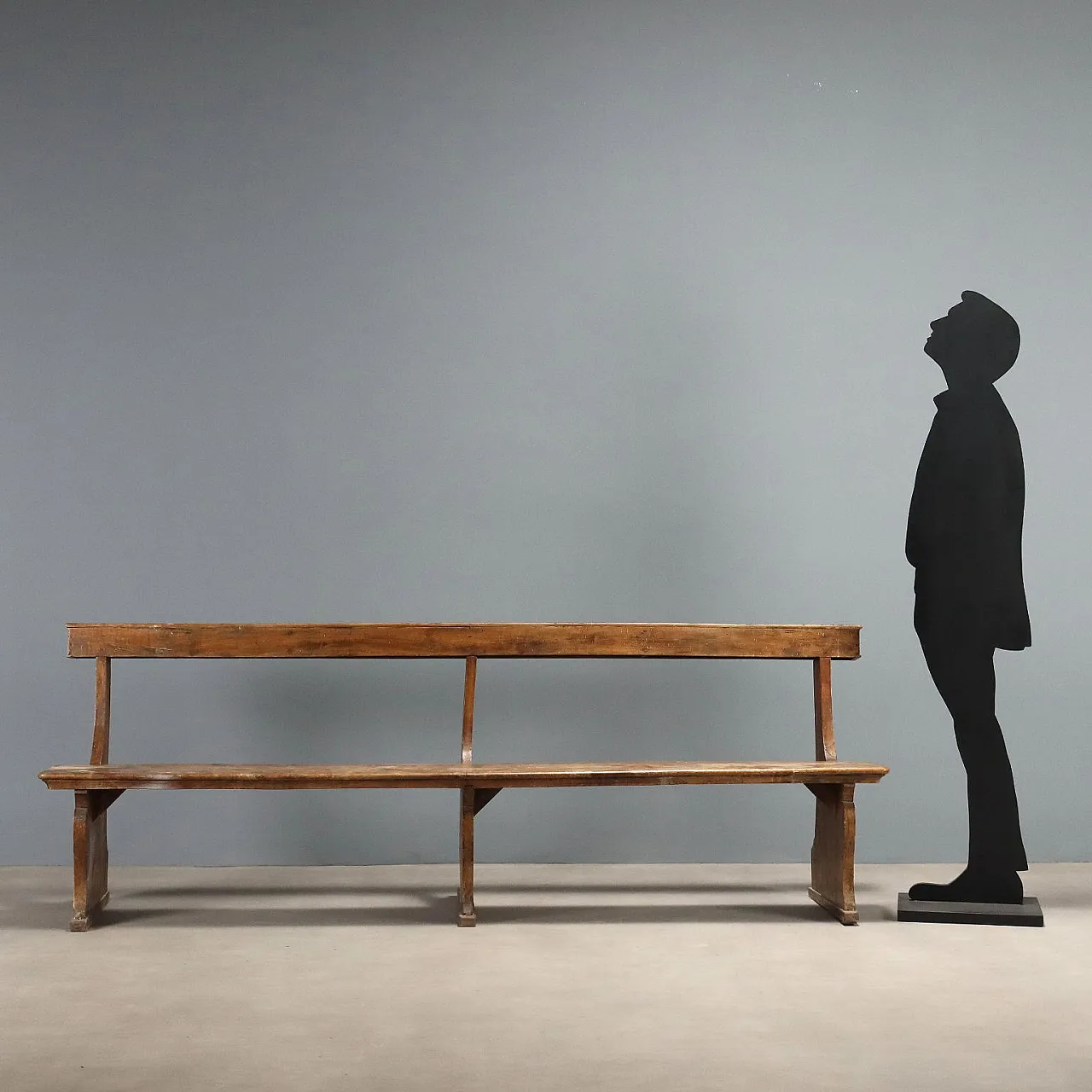 Walnut bench, early 19th century 2