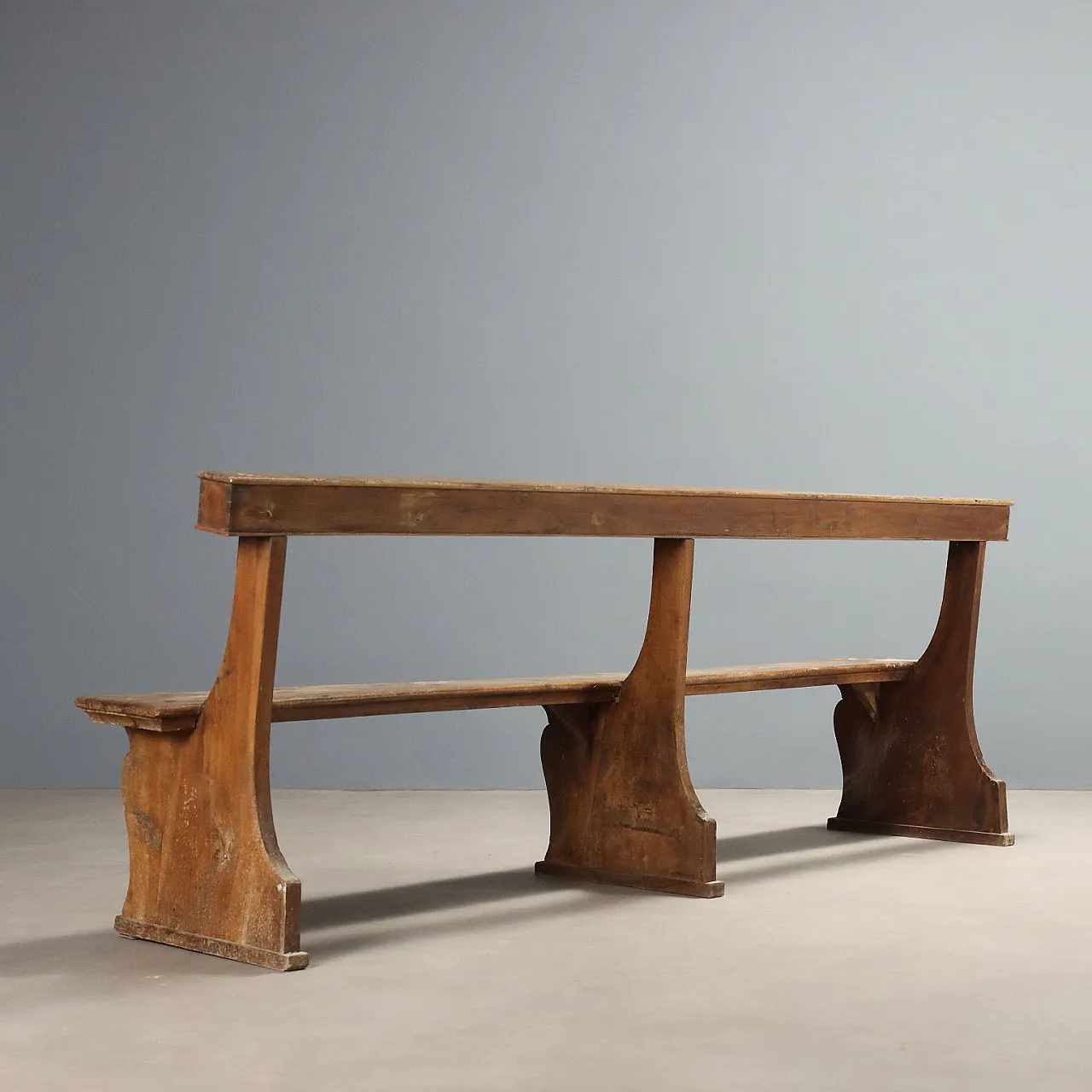 Walnut bench, early 19th century 7