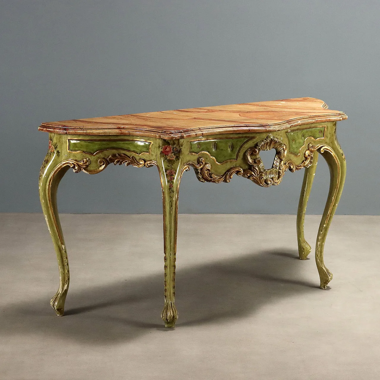 Console in Venetian Baroque style, 20th century 1