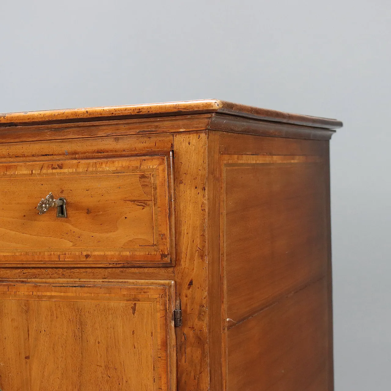 Directoire open desk in walnut, 19th century 5