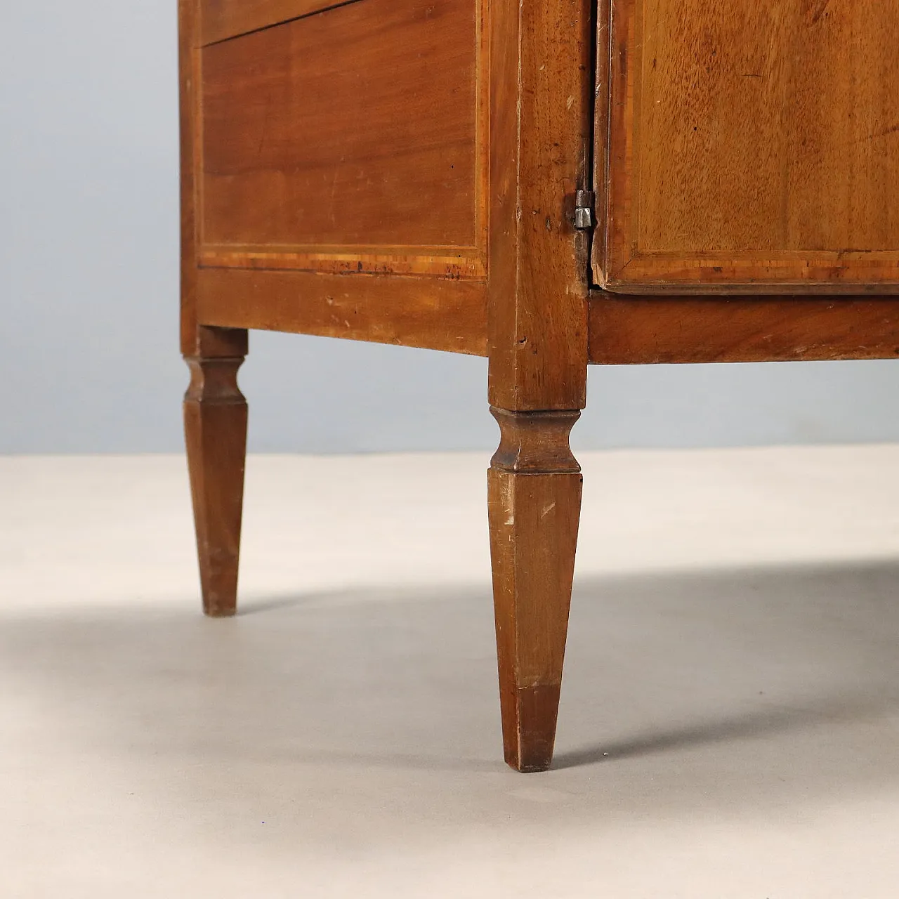 Directoire open desk in walnut, 19th century 9